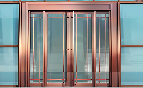 于田玻璃地弹门